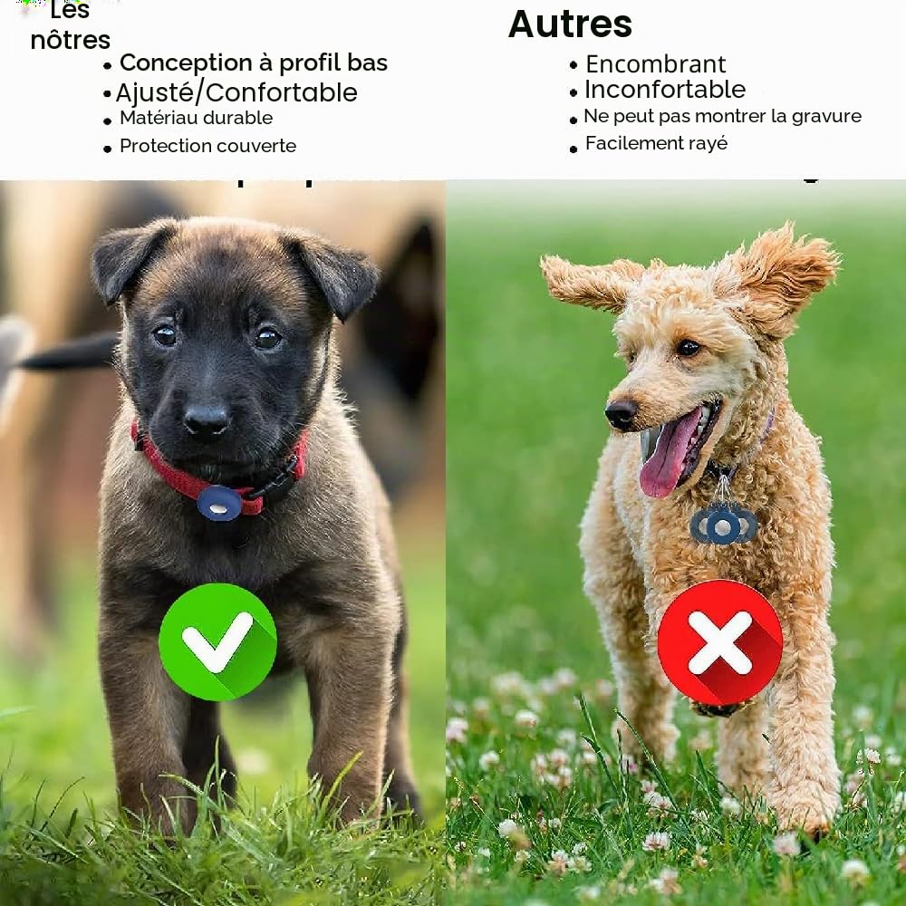 Étui de protection en silicone pour AirTag collier chien et chat – Image 5
