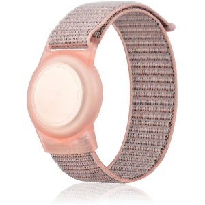 Bracelet enfant AirTag waterproof étui protection anti-rayures rose