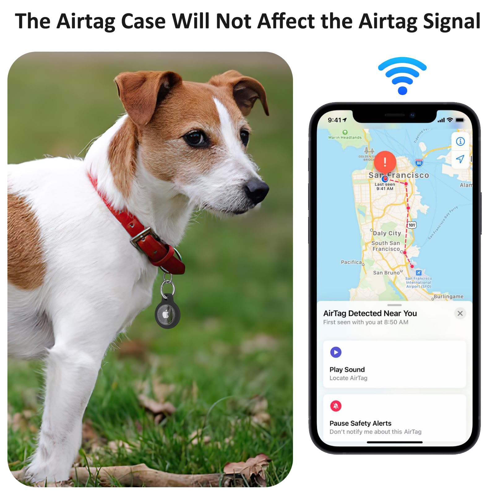 Porte clé AirTag étanche TPU Tobfit – Image 6