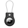 Belkin anneau de protection pour AirTag avec câble métallique, noir, 1 unité