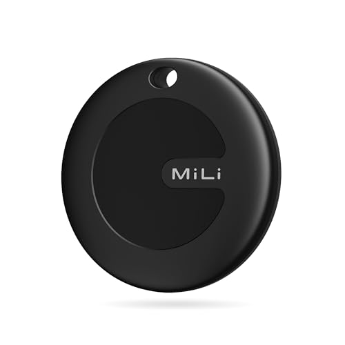 MiLi MiTag, traceur Bluetooth Android (Localiser de Google), noir, 1 unité