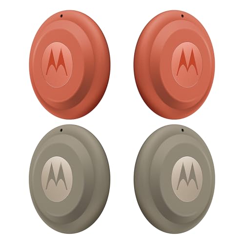 Motorola Moto Tag 2, traceur Android, lot de 4 (2 Arabesque, 2 Laurel Oak)