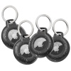 Belkin anneau de protection étanche IPX8 pour AirTag avec attache métal, noir, pack de 4